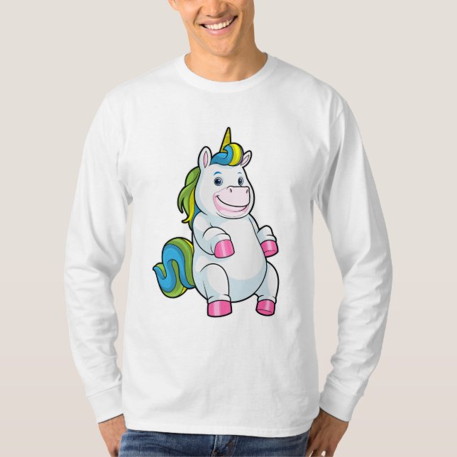 Unicorn with big Belly T-Shirt (Front)