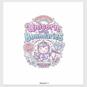 Unicorn with Boundaries Charming Apparel Graphic_1