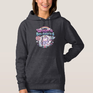 Unicorn with Boundaries Charming Apparel Graphic_1 Hoodie