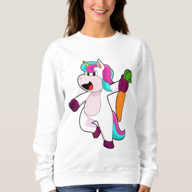 Unicorn with Carrot Sweatshirt (Front)