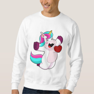 Unicorn with Heart Sweatshirt