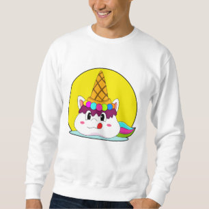 Unicorn with Ice cream cone Sweatshirt