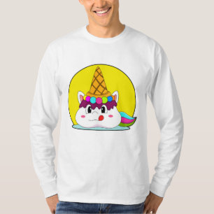 Unicorn with Ice cream cone T-Shirt