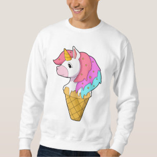 Unicorn with Ice cream Sweatshirt