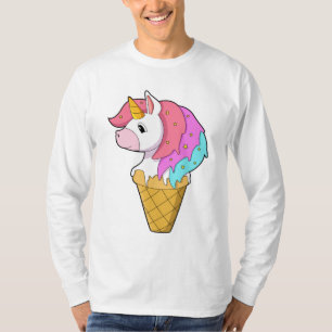 Unicorn with Ice cream T-Shirt