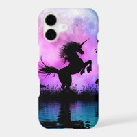 Unicorn with little fairy