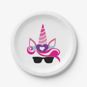 Unicorn  with Pony Themed Paper Plates