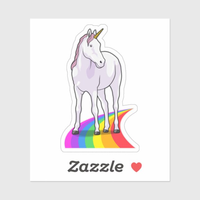 Unicorn with Rainbow (Sheet)