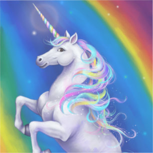 Unicorn with Rainbow