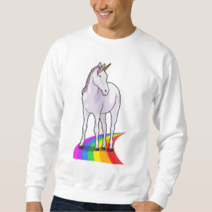 Unicorn with Rainbow Sweatshirt