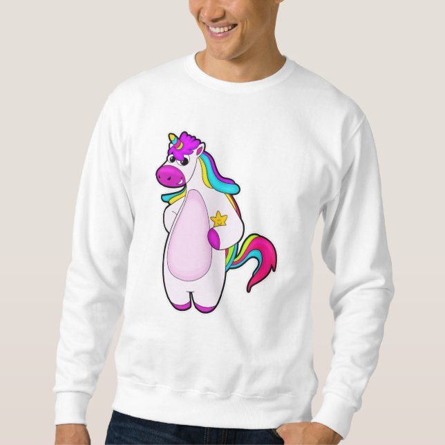 Unicorn with Star Sweatshirt (Front)