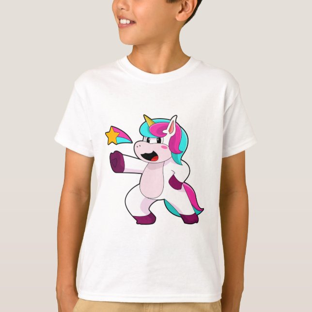 Unicorn with Star T-Shirt (Front)
