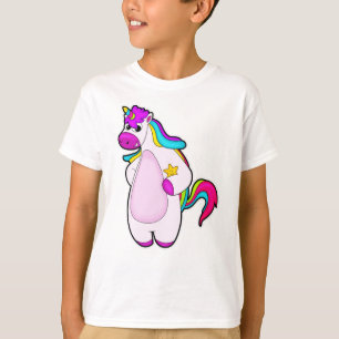 Unicorn with Star T-Shirt