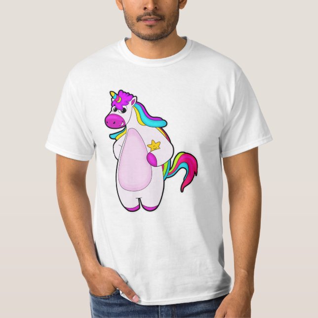 Unicorn with Star T-Shirt (Front)