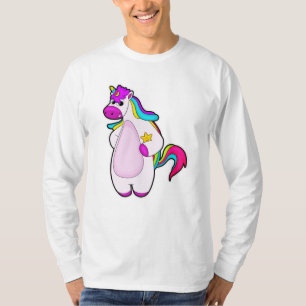 Unicorn with Star T-Shirt