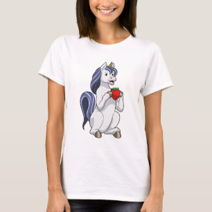 Unicorn with Strawberry Fruit T-Shirt