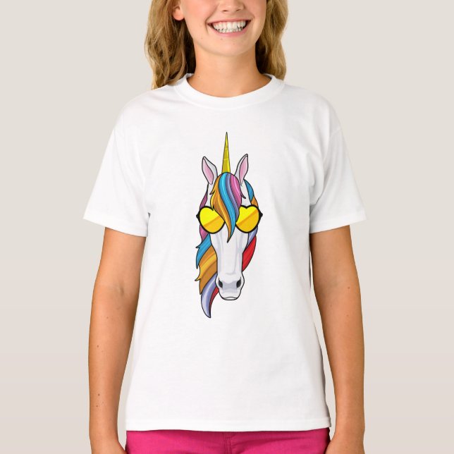 Unicorn with Sunglasses T-Shirt (Front)