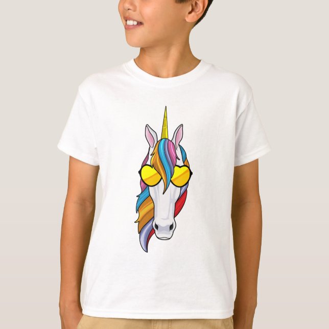 Unicorn with Sunglasses T-Shirt (Front)