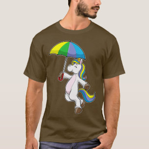 Unicorn with Umbrella 2 T-Shirt