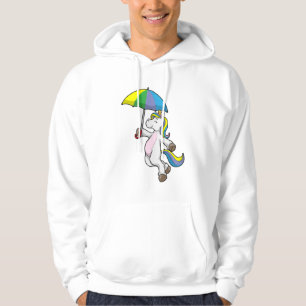 Unicorn with Umbrella Hoodie