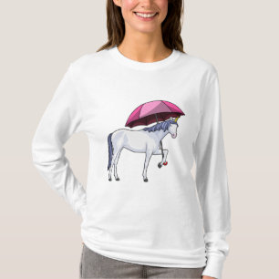 Unicorn with Umbrella T-Shirt