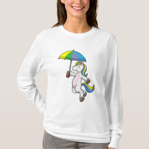 Unicorn with Umbrella T-Shirt