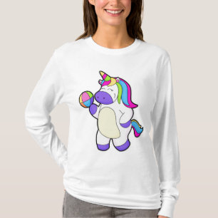 Unicorn with Volleyball T-Shirt