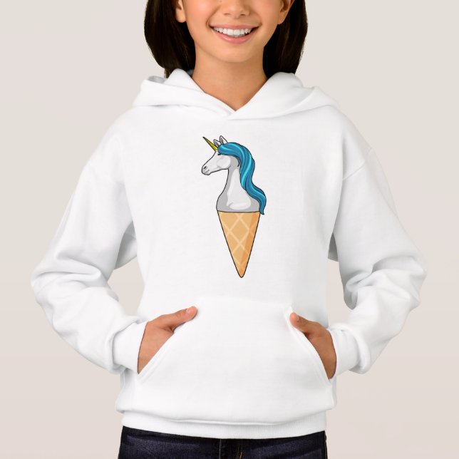 Unicorn with Waffle ice cream (Front)