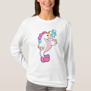Unicorn with Water bubbles.PNG T-Shirt
