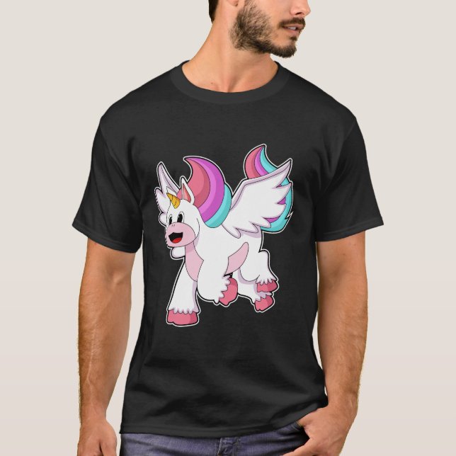 Unicorn with Wing.PNG T-Shirt (Front)
