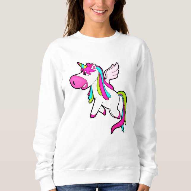 Unicorn with Wings Sweatshirt (Front)
