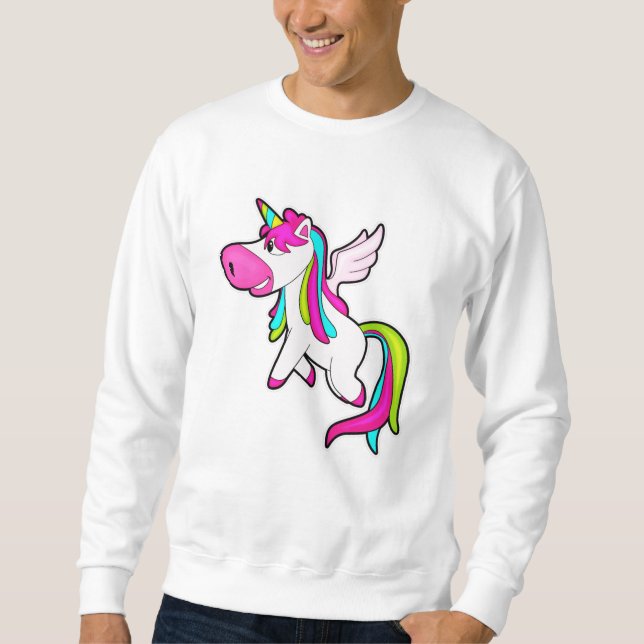 Unicorn with Wings Sweatshirt (Front)