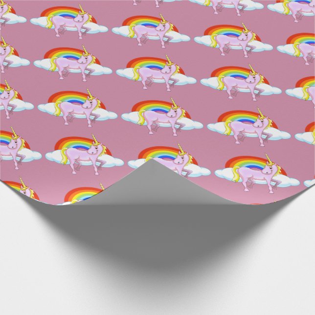 Unicorn Wrapping Paper (Corner)