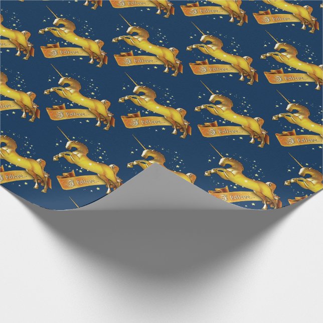 Unicorn Wrapping Paper (Corner)