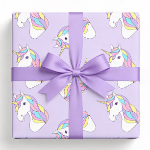Unicorn Wrapping Paper, Mythical Gift Wrap