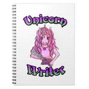 Unicorn Writer Notebook