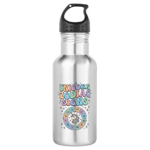 Unicorn Zodiac Signs Kawaii Vector Design_1 532 Ml Water Bottle