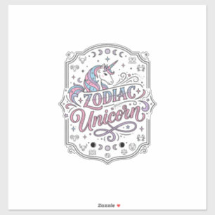 Unicorn Zodiac Unicorn Playful Cute Gift Design_1