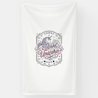 Unicorn Zodiac Unicorn Playful Cute Gift Design_1 Banner