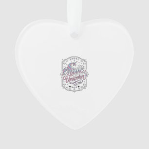Unicorn Zodiac Unicorn Playful Cute Gift Design_1 Ornament