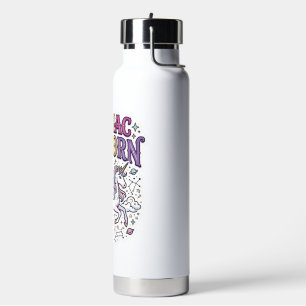 Unicorn Zodiac Unicorn Premium Vector Marketplace  Water Bottle
