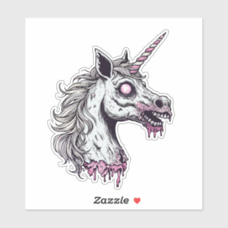 Unicorn Zombie Head