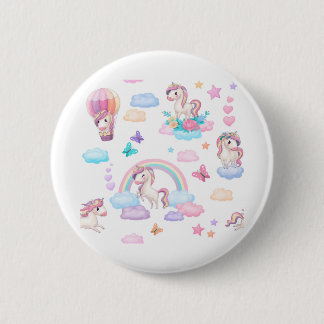 Unicorns 6 Cm Round Badge