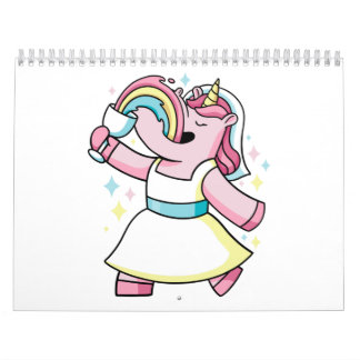 unicorns and rainbows calendar