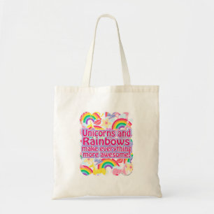 Unicorns and Rainbows Tote Bag