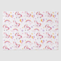 Unicorns and Rainbows Watercolor Girls Birthday