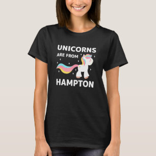 Unicorns Are From Hampton Virginia Resident Va Loc T-Shirt