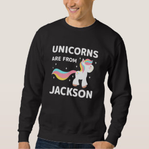 Unicorns Are From Jackson Mississippi Resident Ms Sweatshirt