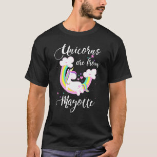 Unicorns Are From Mayotte Home Country Pride T-Shirt