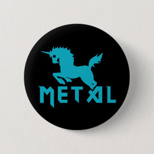 Unicorns are Metal 6 Cm Round Badge